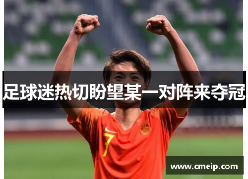 足球迷热切盼望某一对阵来夺冠